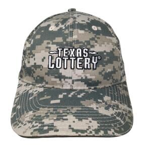 Texas Lottery Baseball Cap Multicolor One Size Adjustable Camouflage Hit Wear